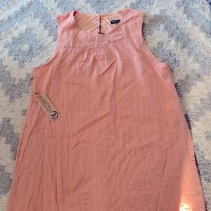 Savannah 7S salmon colored dress.